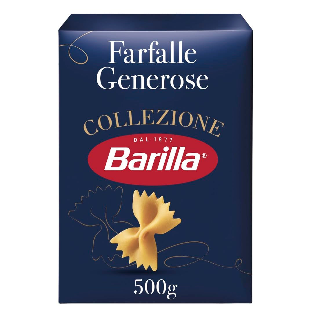Barilla Collezione Farfalle Pasta gemaakt van hoge kwaliteit durumtarwe, altijd al dente, (1 x 500 g)