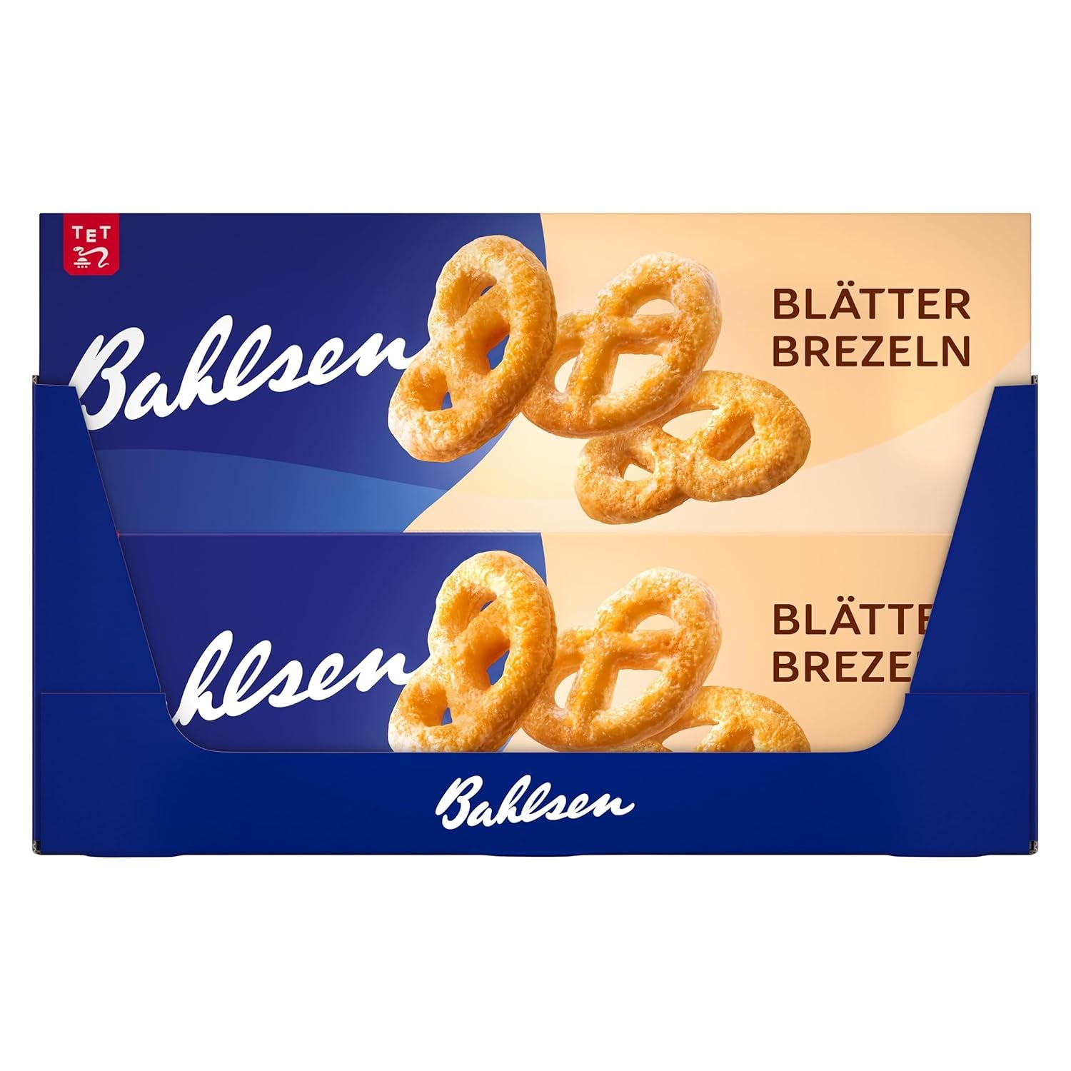 Bahlsen bladerdeeg - Pak van 12 - Gekarameliseerd bladerdeeg in pretzelvorm (12 x 100 g)