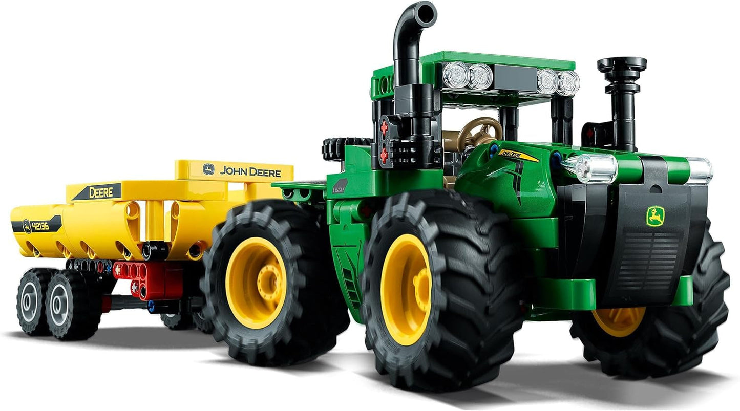 LEGO Technic John Deere 9620R 4WD-tractor met kipper Klassiek landbouwspeelgoed voor kinderen, jongens en meisjes, 8 jaar oud, verzamelmodelset 42136 Bouwsets