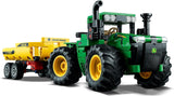 LEGO Technic John Deere 9620R 4WD-tractor met kipper Klassiek landbouwspeelgoed voor kinderen, jongens en meisjes, 8 jaar oud, verzamelmodelset 42136 Bouwsets