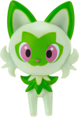 Pokémon PKW3402 - Battle Figure Multipack - 4-pack met Pikachu, Croc, Kwaks, Felori, officiële gedetailleerde figuren, elk 5 cm Actiefiguren Naty Shop