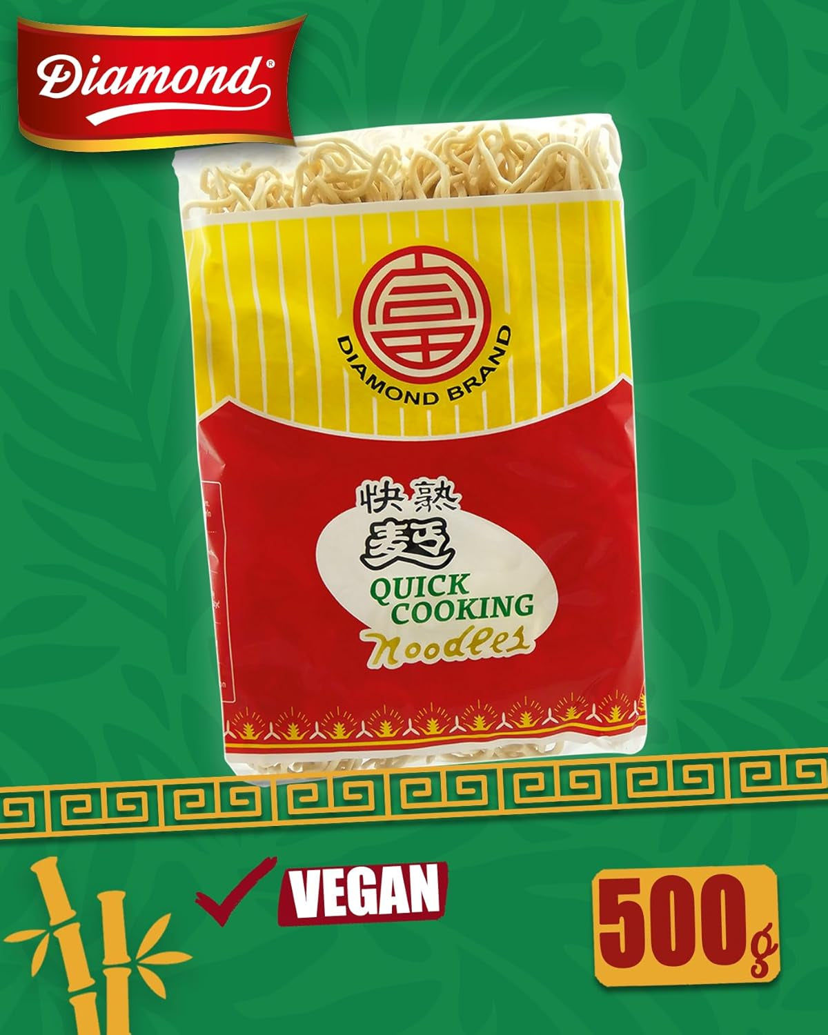 DIAMOND Instant Eiloze Noedels, Instant Tarwemeel Woknoedels & Bijgerechten - 4 x 500g