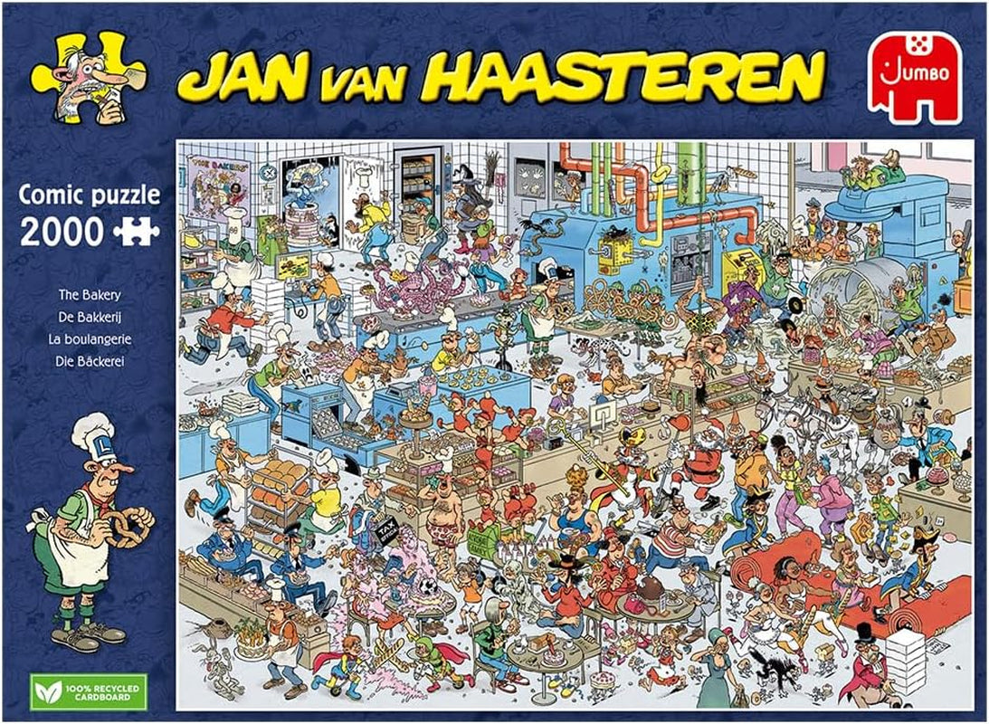 Jan Van Haasteren, De Bakkerij, puzzel 2000 stukjes voor volwassenen Puzzel Naty Shop
