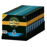 Jacobs Kaffeekapseln Krönung Crema, 10er Pack, 10 x 20 Getränke, 1040 g & Kaffeekapseln Lungo Decaffeinato- Intensität 6-200 Nespresso-compatibel Kapseln, 10er Pack, 10 x 20 Getränke
