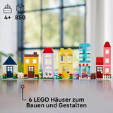 LEGO Classic Creatieve Huizen, bouwstenenset voor kinderen, 850 stenen bouwspeelgoed, huizenbouwspeelgoed met accessoires, cadeau voor jongens en meisjes vanaf 4 jaar 11035 Bouwsets Beuche bij LEGO-Store