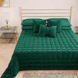PETTI Artigiani Italiani - Eenpersoonsbedovertrek, dubbelzijdige sprei, verensprei, nachtblauw, wit, 100% Made in Italy