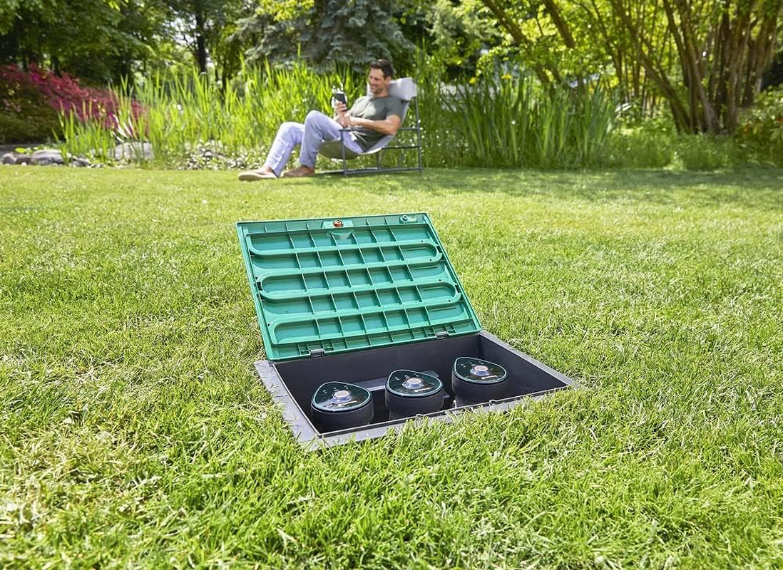 Gardena aansluitmof, kort: Koppeling voor veilige aansluiting van de ventielkast, geschikt voor ventielkasten V1 en V3, origineel Gardena accessoire (5319-20)
