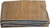 David Fussenegger katoenen deken 150X200 cm deken met kleurverloop patroon pluizige bedden en dekens David Fussenegger Single goud