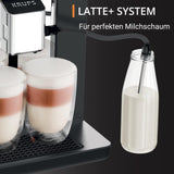 KRUPS Evidence One automatische espressomachine met melkslang, one-touch cappuccino, 12 speciale dranken, 2-kops functie, kleurendisplay, espressomachine, TÜV certificaat, zwart, EA895N10