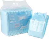 CutiePlusU luiers voor volwassenen, 10-pack wegwerpincontinentieslipjes met lussen voor dames en heren, maximaal absorptievermogen 's nachts - geel (middelgrote maat 71-96cm)