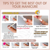 Zelfklevende chroomnagels - Medium amandelbruin Glitterlijm op nagels Glitter nepnagels Lijm op kunstnagels Geglazuurde acrylnagels voor dames 24 stuks