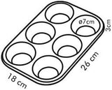 Backform, Zwart, 26,5 X 18 X 3 Cm Bakvormen en bakplaten Naty Shop