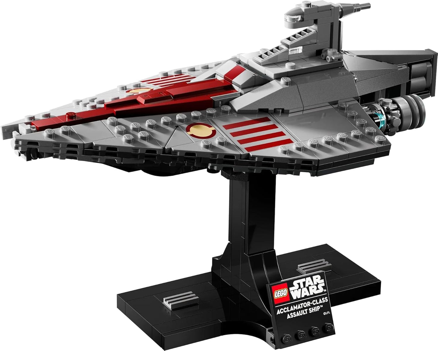 LEGO Star Wars 75404 Acclamator Class aanvalsschip uit Attack of the Clones - ruimteschip om te verzamelen, bouwen en tentoon te stellen - fantasiebouwset - cadeau voor volwassenen en tienerfans Bouwsets Besuche in LEGO-Store
