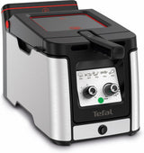 Tefal FR600D Clear Duo Frituurpan, frituren met minder rook en geurtjes, capaciteit 1,2 kg, thermostaat, timer, groot kijkvenster zonder condens Huishoudelijke apparaten Naty Shop Clear Duo