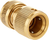 Silverline 196506 messing snelkoppeling met waterstop, 1/2" binnendraad