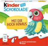 Kinder Chocolate (20 x 50 g) - Valentijnsdagcadeau voor hem en haar, Carnaval & Mardi Gras-snoepjes - Gevulde melkchocoladerepen - 20 verpakkingen van elk 4 individuele repen