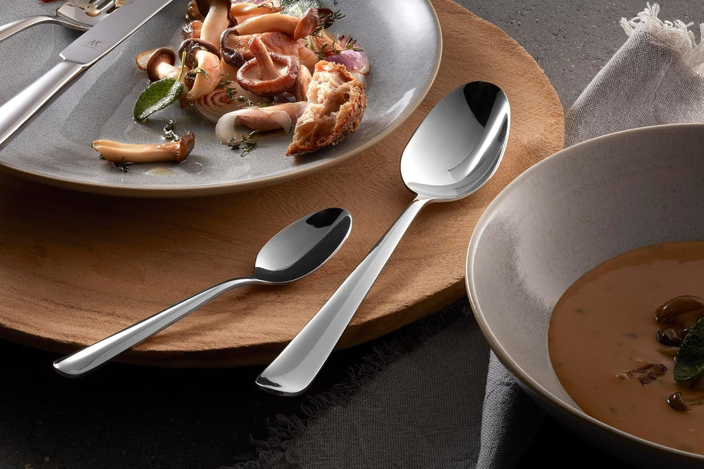 ZWILLING Schommel Besteckset, 30-Tlg, Voor 6 Personen, 18/10 Edelstahl, Essbesteck Poliert, Spülmaschinengeeignet, Silber Kitchen Naty Shop