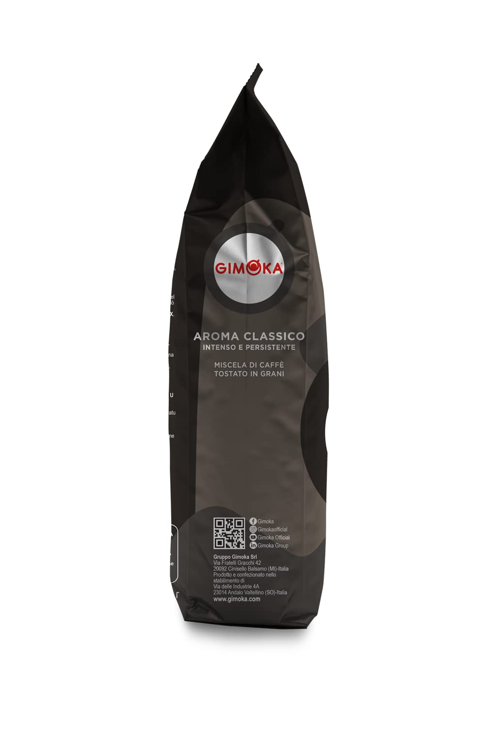 Gimoka – Kaffeebohnen – 1 kg – Klassiek mengsel – Intensität 10 – gemaakt in Italië – 1 kg verpakking