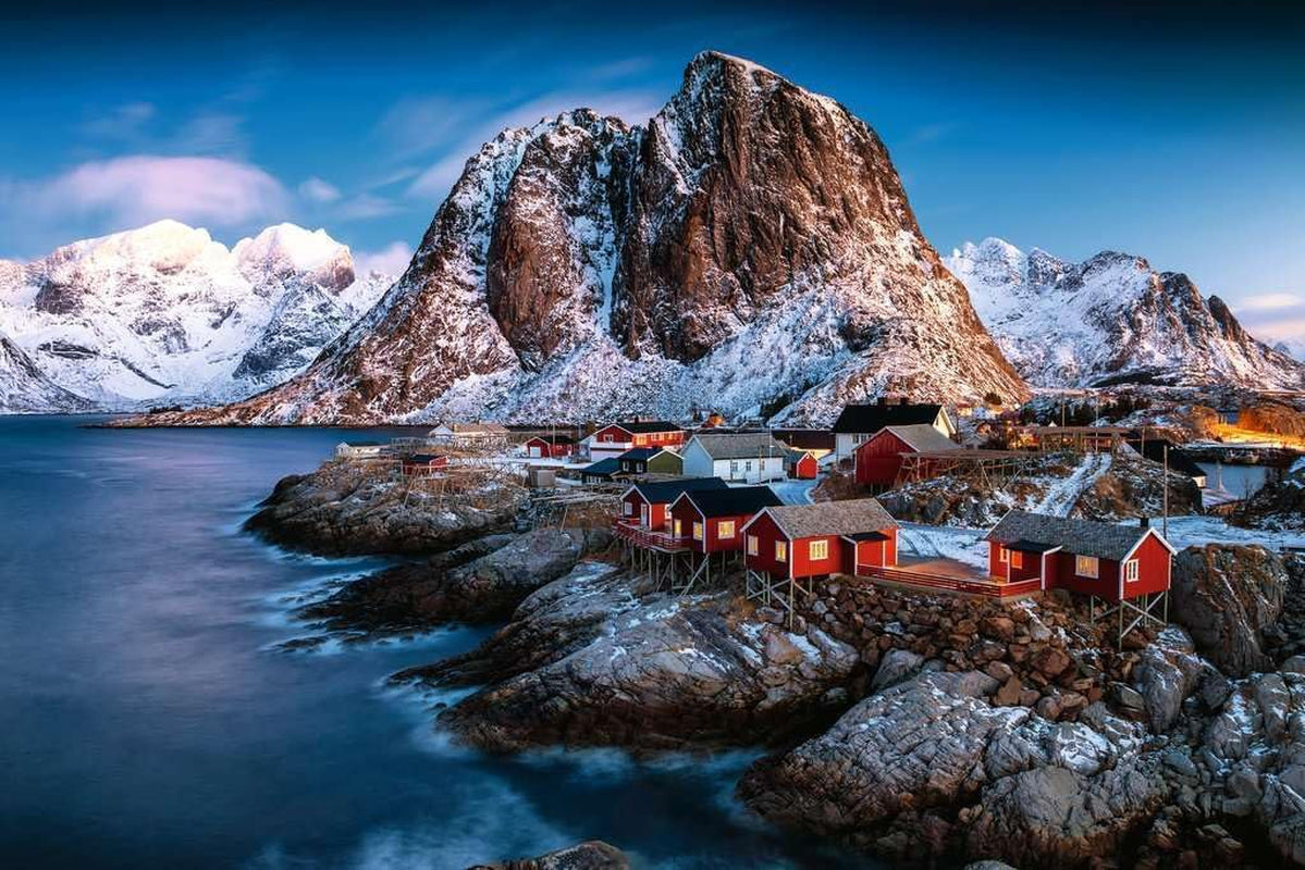 Ravensburger Puzzel 17081 - Hamnoy, Lofoten - Puzzel van 3000 stukjes voor volwassenen en kinderen vanaf 14 jaar, Noorwegen landschapspuzzel Puzzel Naty Shop