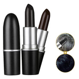 Haarkleurstokje Tijdelijke haarkleur lippenstift Haarverf Tijdelijke lippenstift Haarverf Witte kleur Haarhoes DIY Make-upstift Haarverf Zwartbruine haarverf Naty Shop Standaardtitel