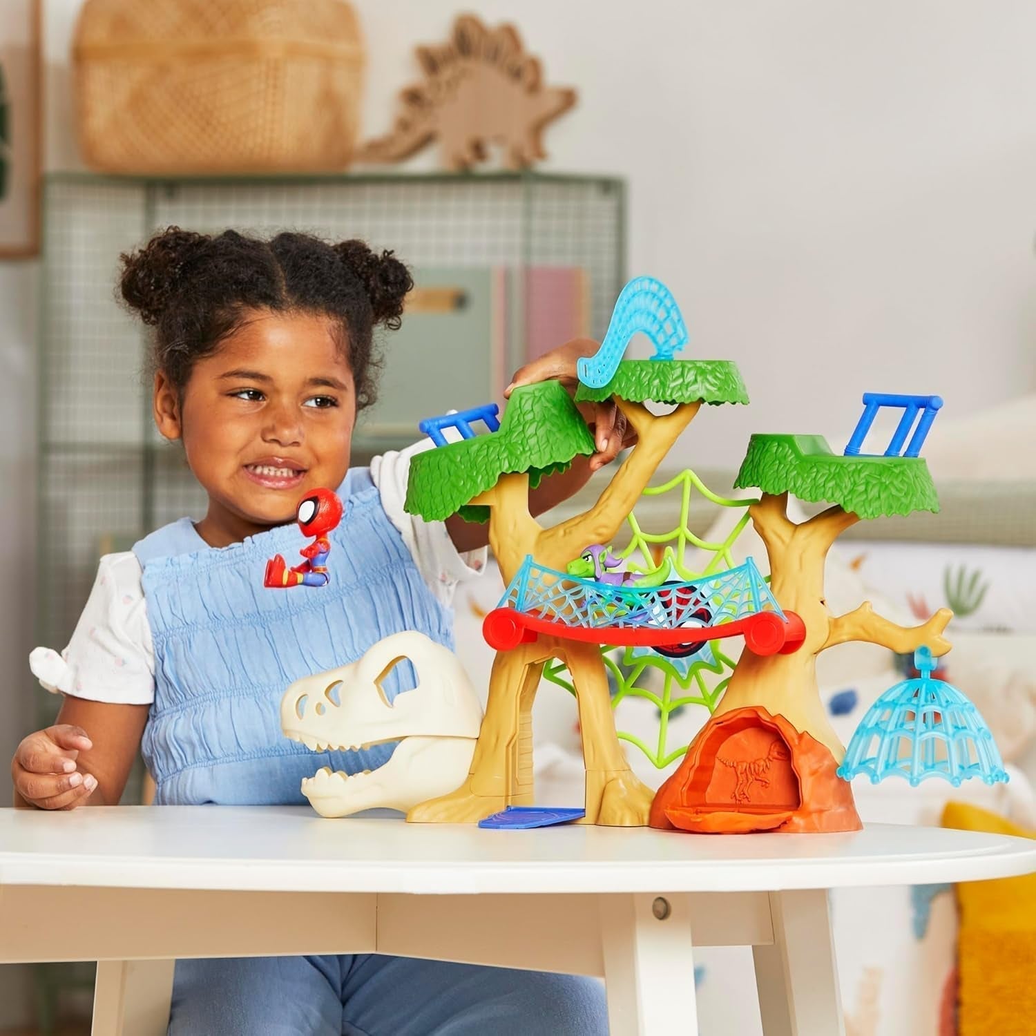 Marvel Spidey en zijn supervrienden Dino Treehouse superheld speelset actiefiguren Naty Shop