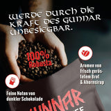 Blank Roast - GUNNAR - 1kg - Heel Kaffee-Bohnen Extra Sterk - Kräftige Robusta-Röstung - 494mg Kaffein je Tasse - Würzig & Kraftvoll mit Noten von dunkler Schokolade - Säurearm