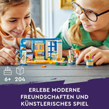 LEGO 41739 Friends Liann's kamer, minispeelgoed met kunstthema, kleine collectie cadeau met minipoppen van Liann, herfst en huisdier 2023-serie Bouwsets Bekijk de LEGO-Store