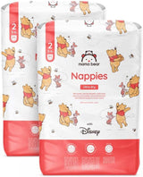 Amazon-merk: Mama Bear Disney Ultra Dry-luiers, maat 3 (4-9 kg) - maanddoos, wit, 172 stuks (2 verpakkingen van 86)