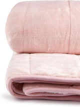Emma Barclay verzwaarde sherpadeken, 127 x 152 cm, zachtroze Emma Barclay bedden en dekens