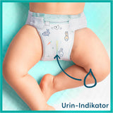 Pampers Babyluiers, maat 2 (4-8kg), Harmony, Half Moon Box, zachte huidbescherming en kruideningrediënten, 240 stuks