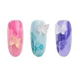 NÉONAIL Nageldecoratie 3D Nail Art Schmetterlinge - Nail Charms - Nägel Selber Machen - Nails - Nageldesign Accessoires - Nailart - Nail Art Zubehör - Nagel Deko - Nagelschmuck - Mehrfarbig