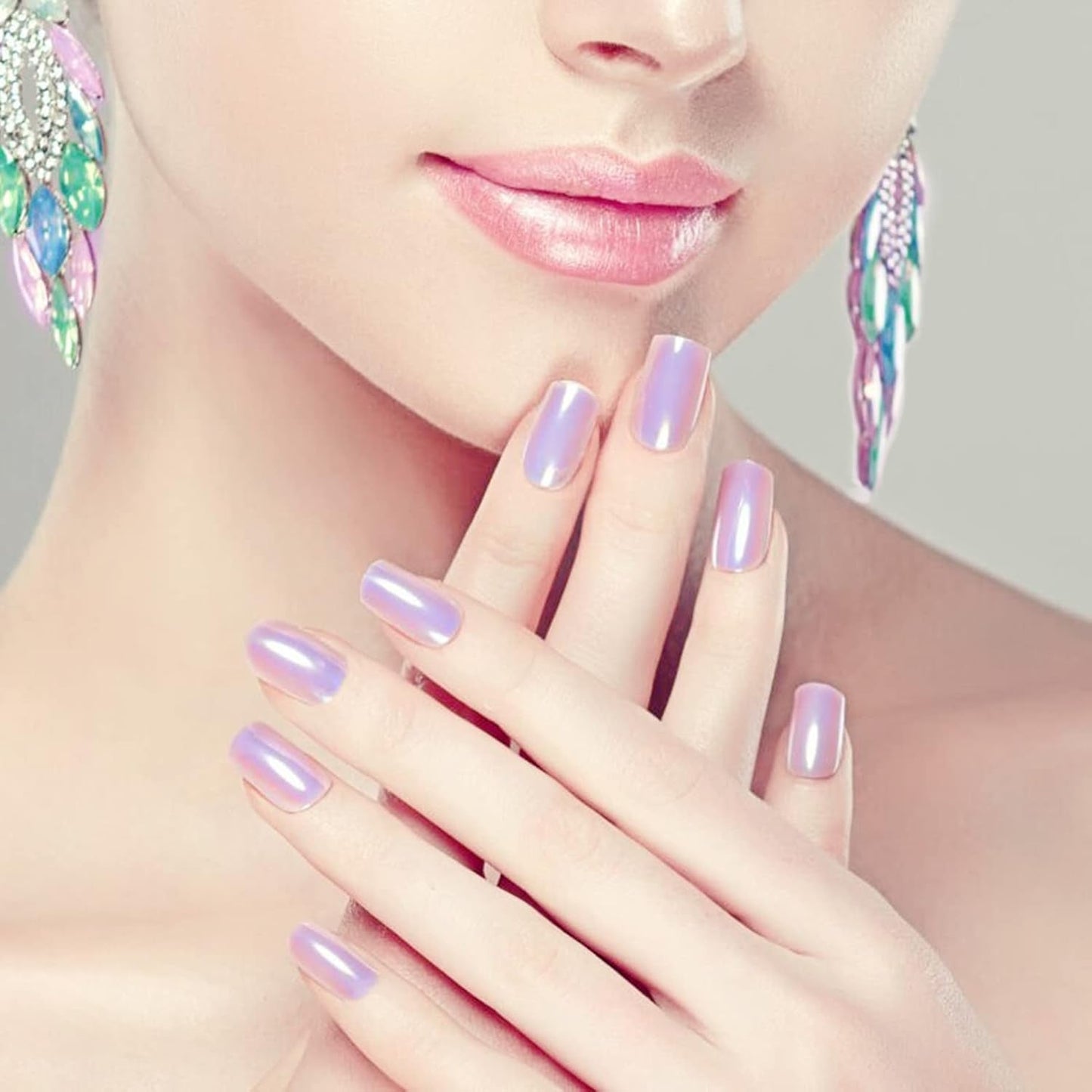 500 stuks Franse kunstnageltips Acryl valse nageltips Set Nagelverlengingen Nageltips Valse nagelaccessoires met 4 stuks nageldesignlijm Gelnagels Natuurlijk