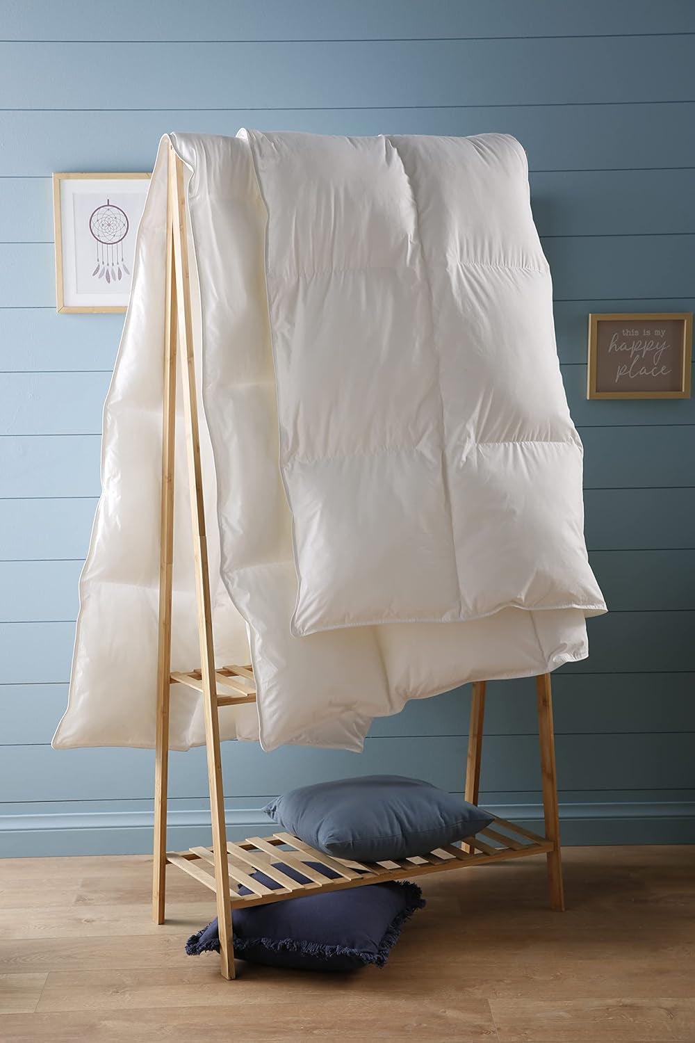 Deken, Percal, Premium katoen, Gematigd, 140 X 200 Cm, Voor eenpersoonsbed, Wolkvormige deken, Bijtvast en opblaasbaar, Machinewasbaar op 40 °C Dekbedden en dekbedden Naty Shop