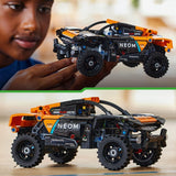 LEGO Technic NEOM McLaren Extreme E racewagenset, motorspeelgoed voor kinderen, bouwbare windwagen, technisch cadeau voor jongens en meisjes vanaf 7 jaar 42166 Bouwsets Besuche in LEGO-Store