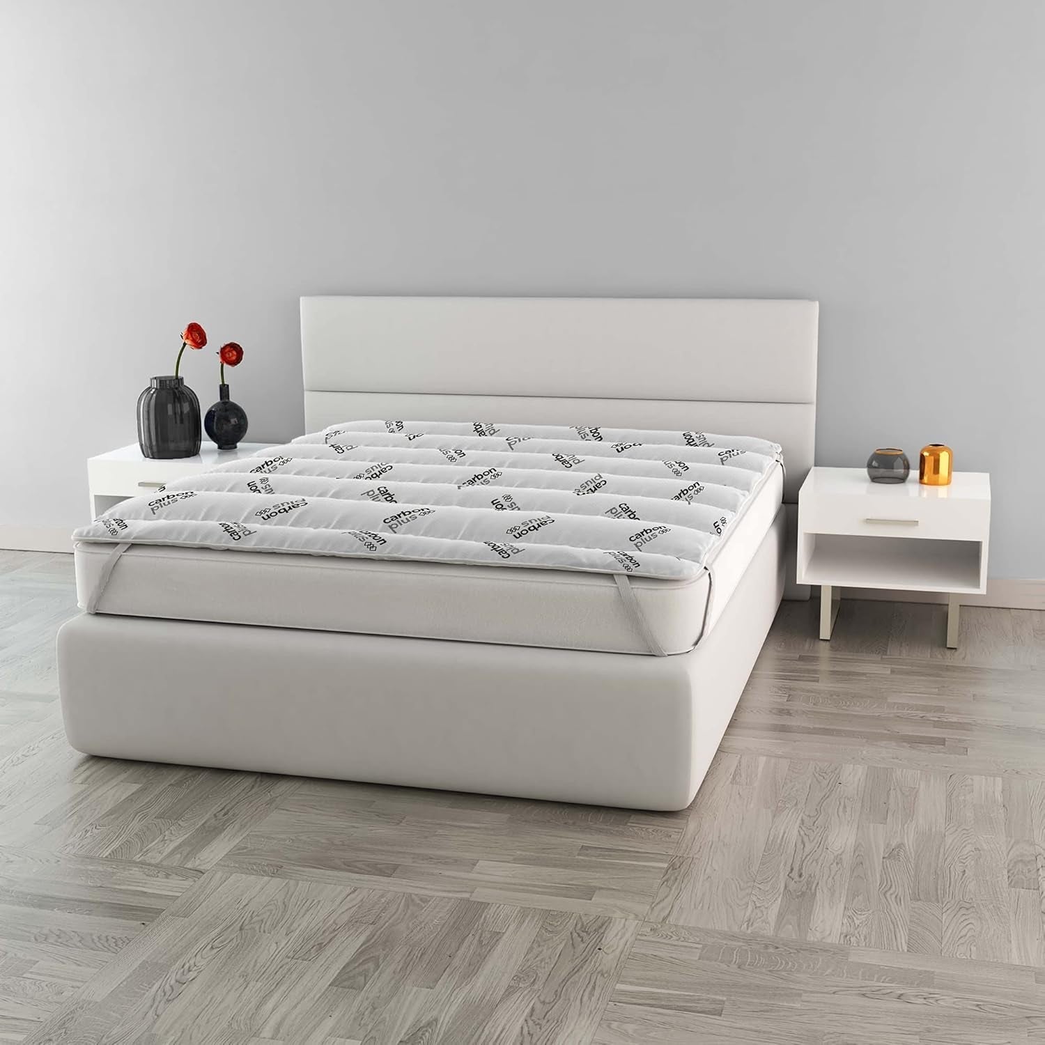 MB Home Italia, Topper, Thermocontrol, Dubbel 160X195 Cm Dekbedden en dekbedden Naty Shop Dubbel 160X195 Cm Houtskool