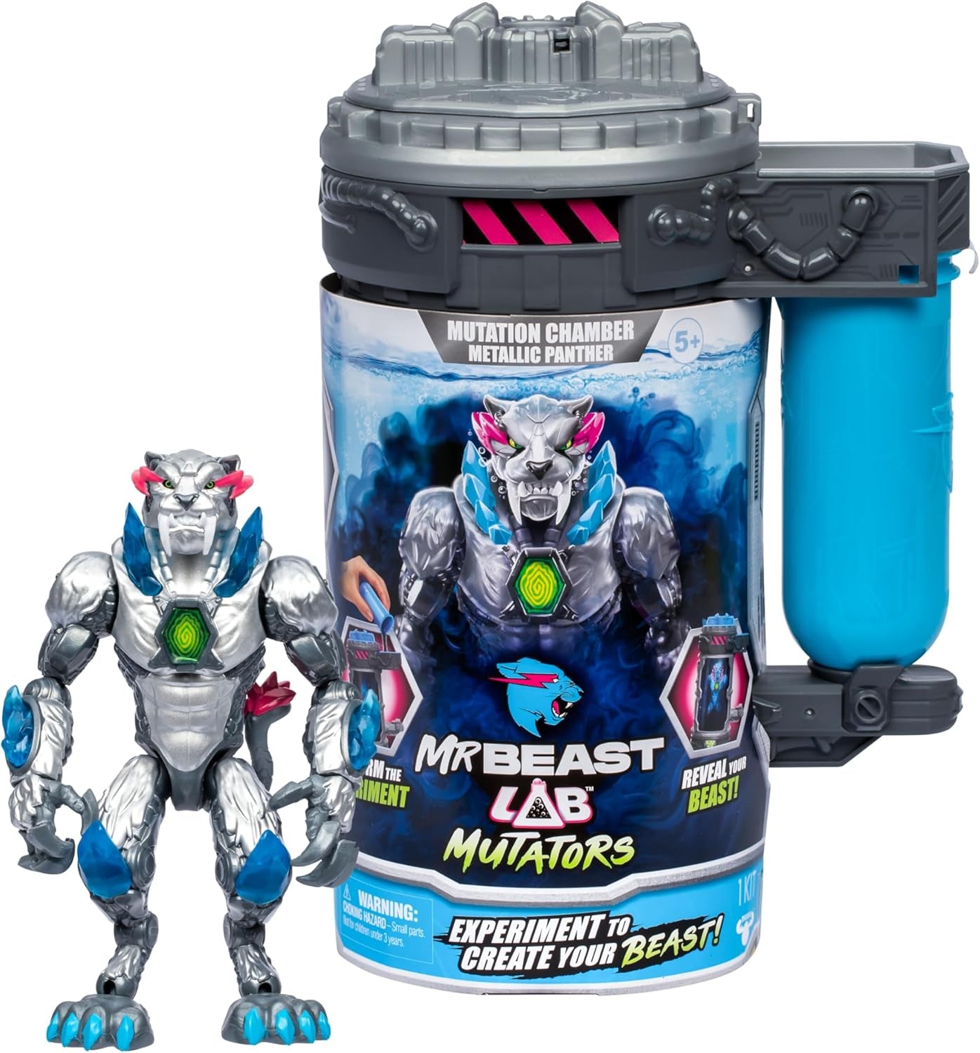 Verhuizers; Verplaats het ultieme beest. Ervaar en creëer de Stealth Panther-actiefiguur van Mrbeast. 3 om te verzamelen, Iconische Panther, Stealth Panther, Metallic Panther Actiefiguren Naty Shop Metallic Panther