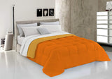 Italiaans beddengoed, winterdekbed, taupe/crème, 250X200Cm Dekbedden en dekbedden Naty Shop Arancio/Giallo Voor 1 persoon