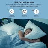 Verzwaarde deken 135X200 7Kg - Antistress therapiedeken - Zware deken 100% katoen - Deken voor diepe slaap en beter herstel - Verzwaarde deken - voor mannen en vrouwen van 55-85Kg Bedden en Dekens Beuche den Ella-Store