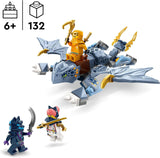 LEGO NINJAGO Riyu de babydraak Draakspeelgoed met 3 minifiguren, bouwbaar ninjaspeelgoed voor jongens en meisjes van 6 jaar oud, cadeau boordevol actie voor kinderen 71810 Bouwsets