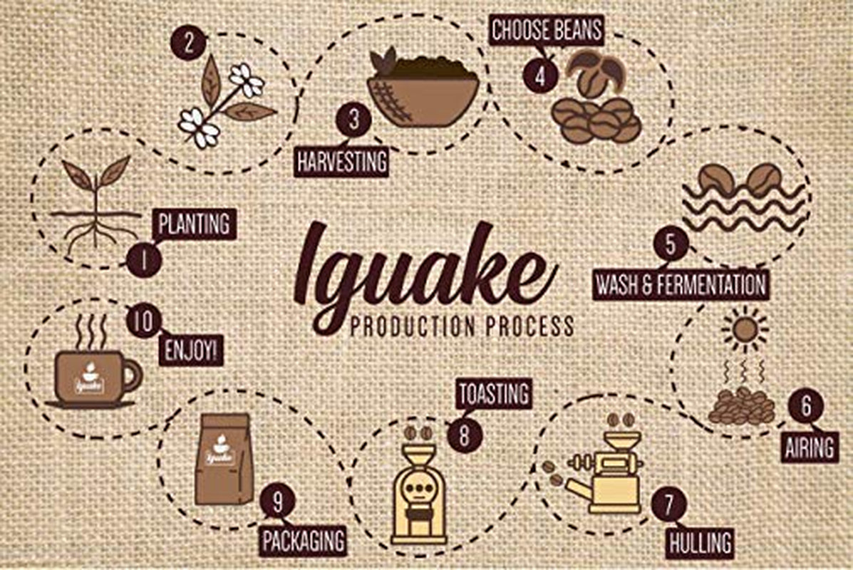 Iguaque Koffie 1000gr | Premium Kaffeeganze Bohnen 100% Arabica uit Colombia | Familiebetrieb - Single Origin Kaffeebohnen - Nachhaltige eigene Plantage im Hochland - Kräftiges Aroma