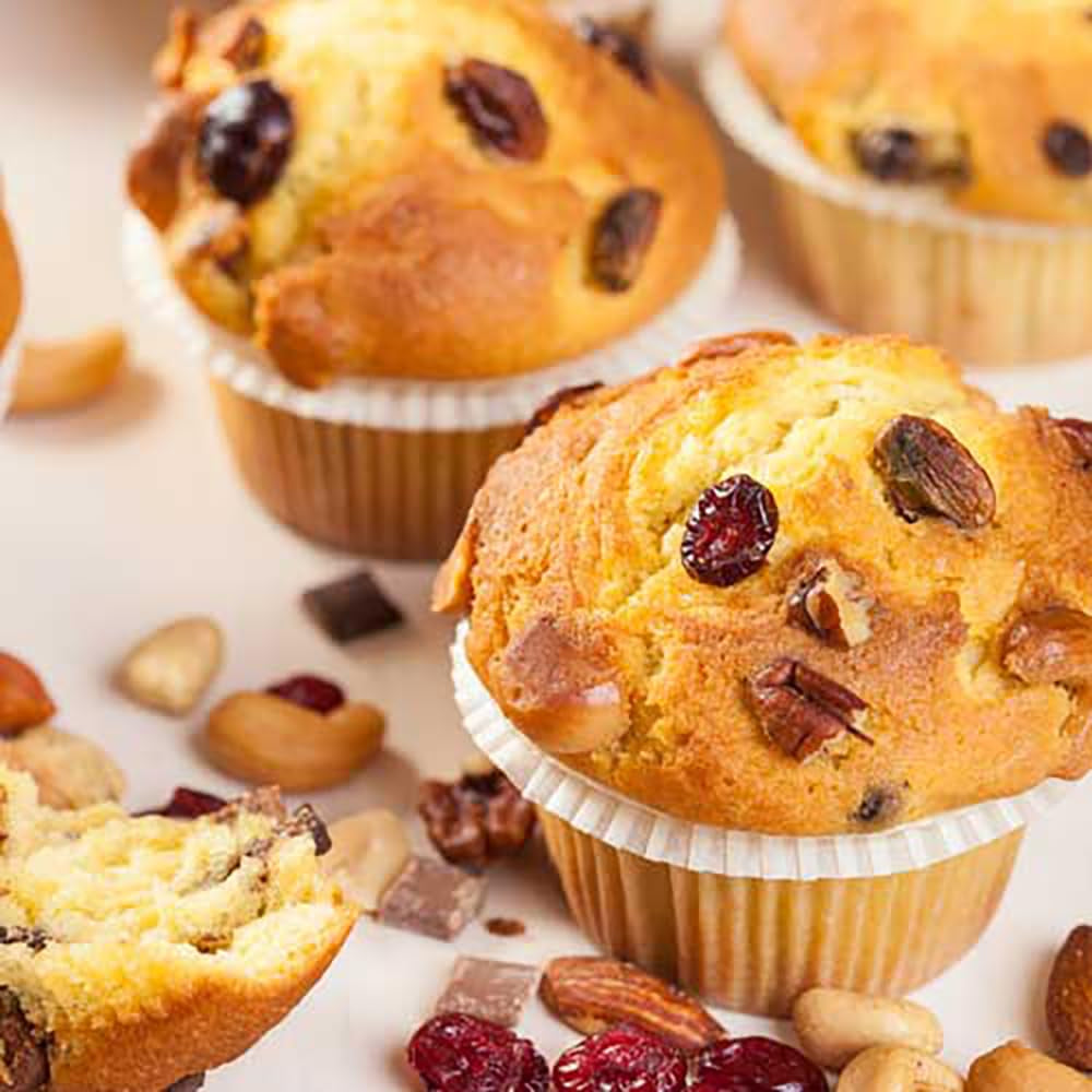 Funcakes Mix Für Muffins, Backen Sie Einfach Köstliche Muffins, Perfekte Amerikaanse Muffins, Geeignet Für Die Herstellung Von Blaubeermuffins Oder Schokoladensplitter-Muffins, Halal., 1 Kg Naty Shop