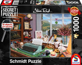 Schmidt Spiele 59920 Aan het bureau, geheime puzzel van 1000 stukjes Puzzel Naty Shop Standaardtitel