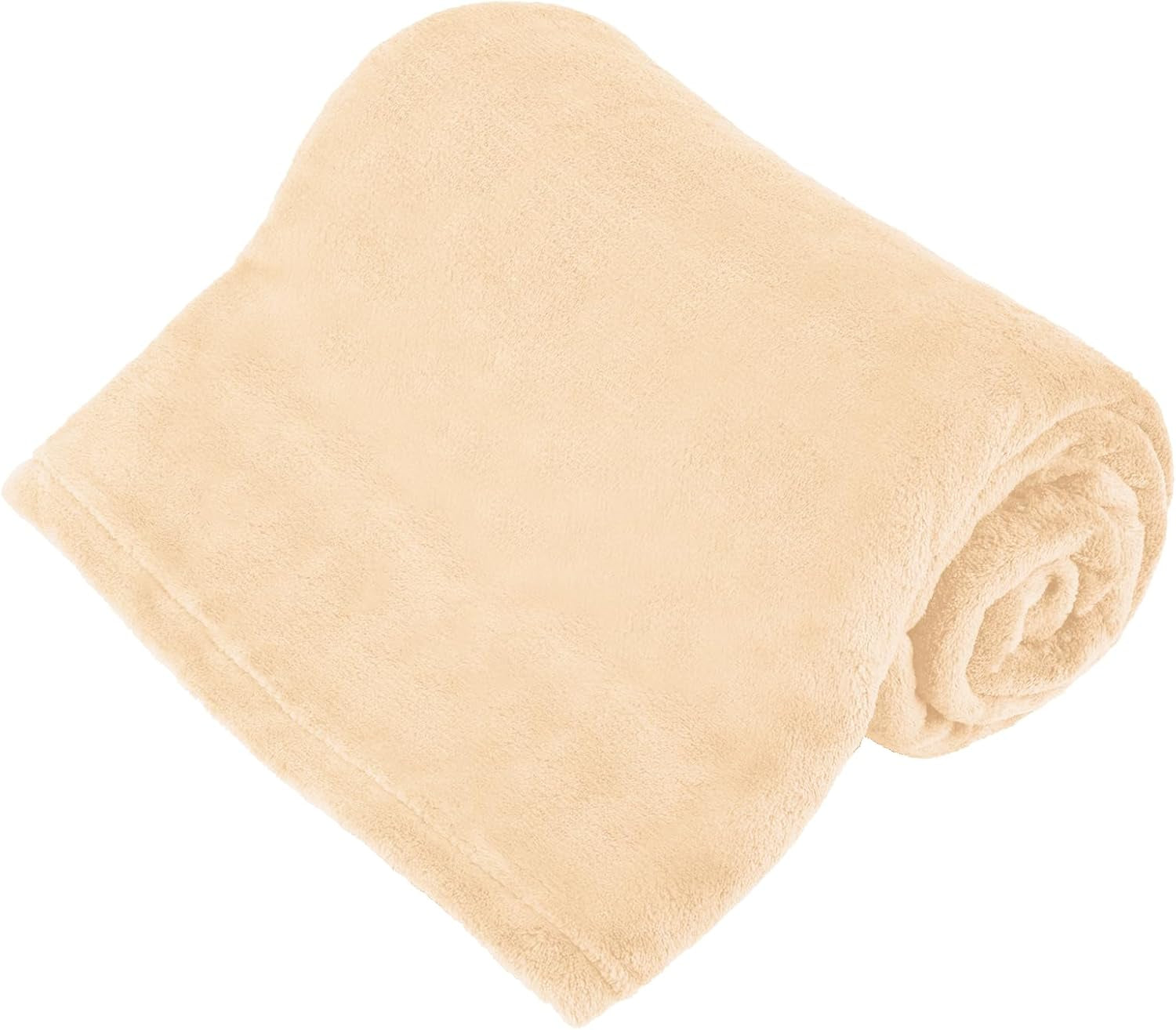 Teesa fleecedeken 200X220 Cm grijs TSA8902-1 Teesa Crème Bedden en Dekens 150 X 200