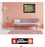 Educa - Puzzel 500 stukjes voor volwassenen | Kleurrijk dorp aan het meer, puzzel van 500 stukjes voor volwassenen en kinderen vanaf 11 jaar, landschapspuzzel, illustratie (19552) Puzzel Naty Shop
