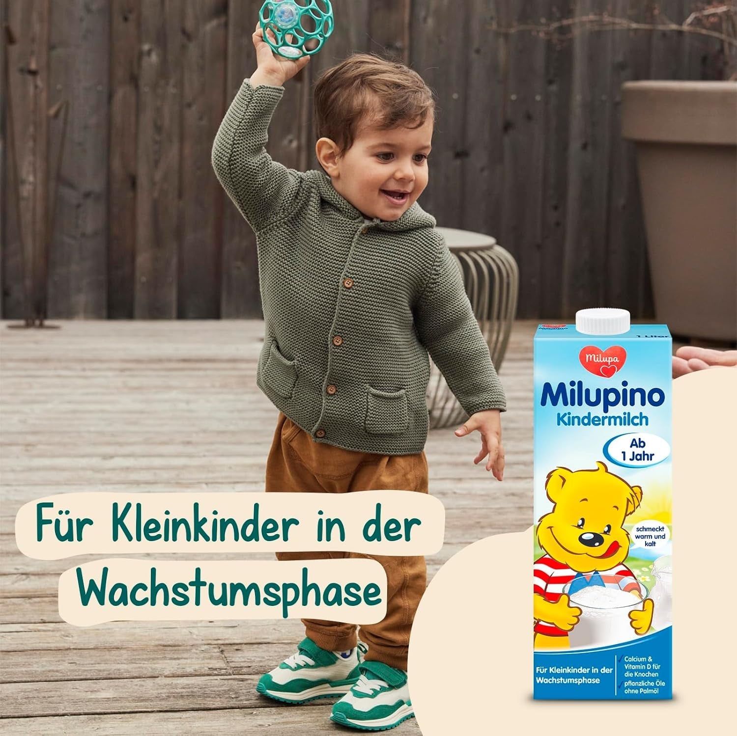 Milupa Milupino Kant-en-klare groeimelk (6x1L), vanaf 1 jaar, voor jonge kinderen in de groeifase