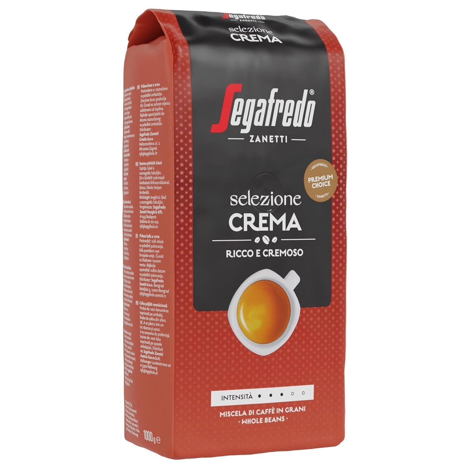 Segafredo Zanetti Selezione Roombonen, verpakking van 6 (1 x 1 kg)