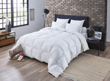DODO dekbed 40381220 Helsinki, bovenmateriaal perkaal katoen, vulling van eendendons/leer, 240 cm 220 cm, wit Dekbedden en dekbedden Naty Shop 220/240