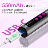 Draadloze elektrische nagelvijl - 35000 RPM voor gelnagels, 12 in 1 professionele nagel- en acrylnagelvijl, manicure- en pedicureset met 5 snelheden