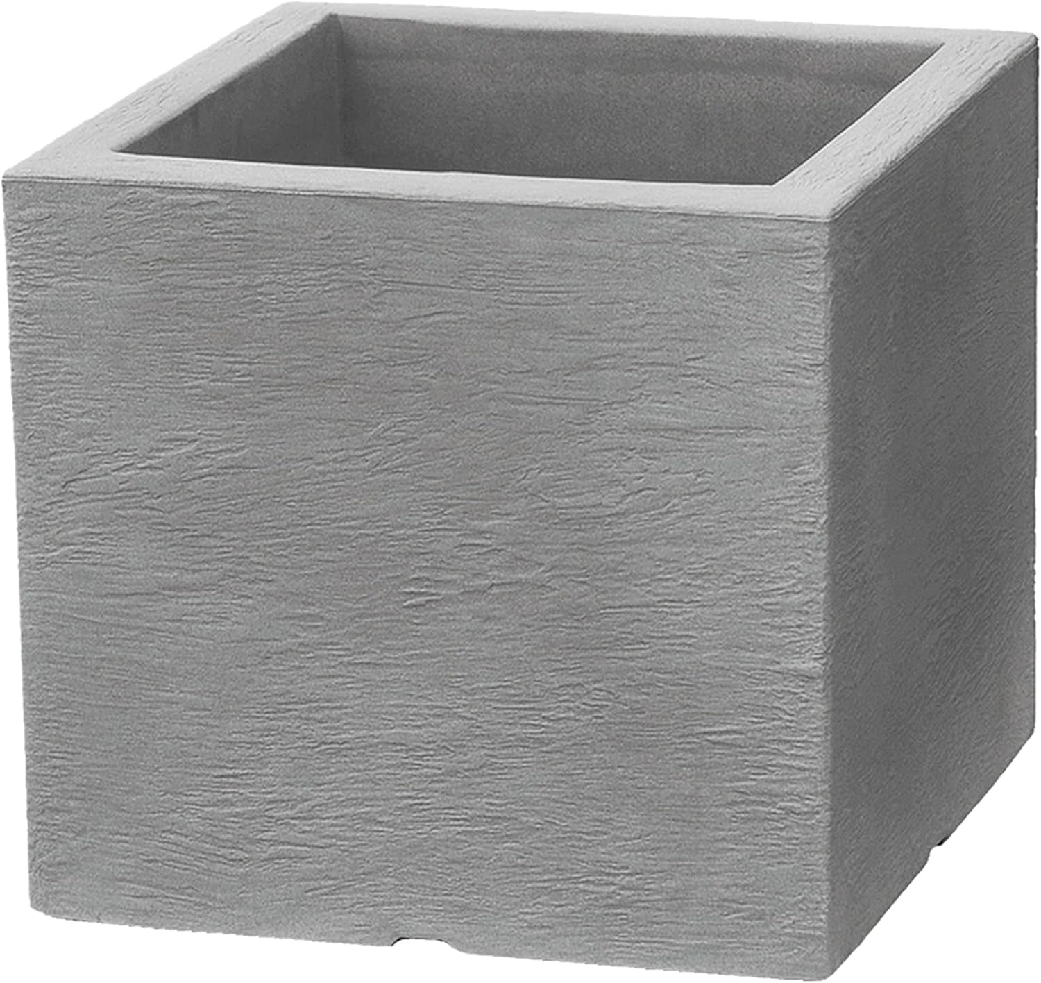 Dehner Palermo pot, ca. 40 x 40 x 33 cm, kunststof, grijs