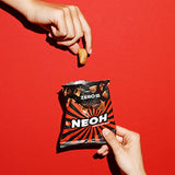 NEOH Chocolade Bites | Geen toegevoegde suiker, 100kcal per portie, knapperige stukjes met een romige hazelnoot- en cacaovulling, perfect voor afhaalmaaltijden of als mueslivervanger | Keto, koolhydraatarm | Verpakking van 3 x 29 g